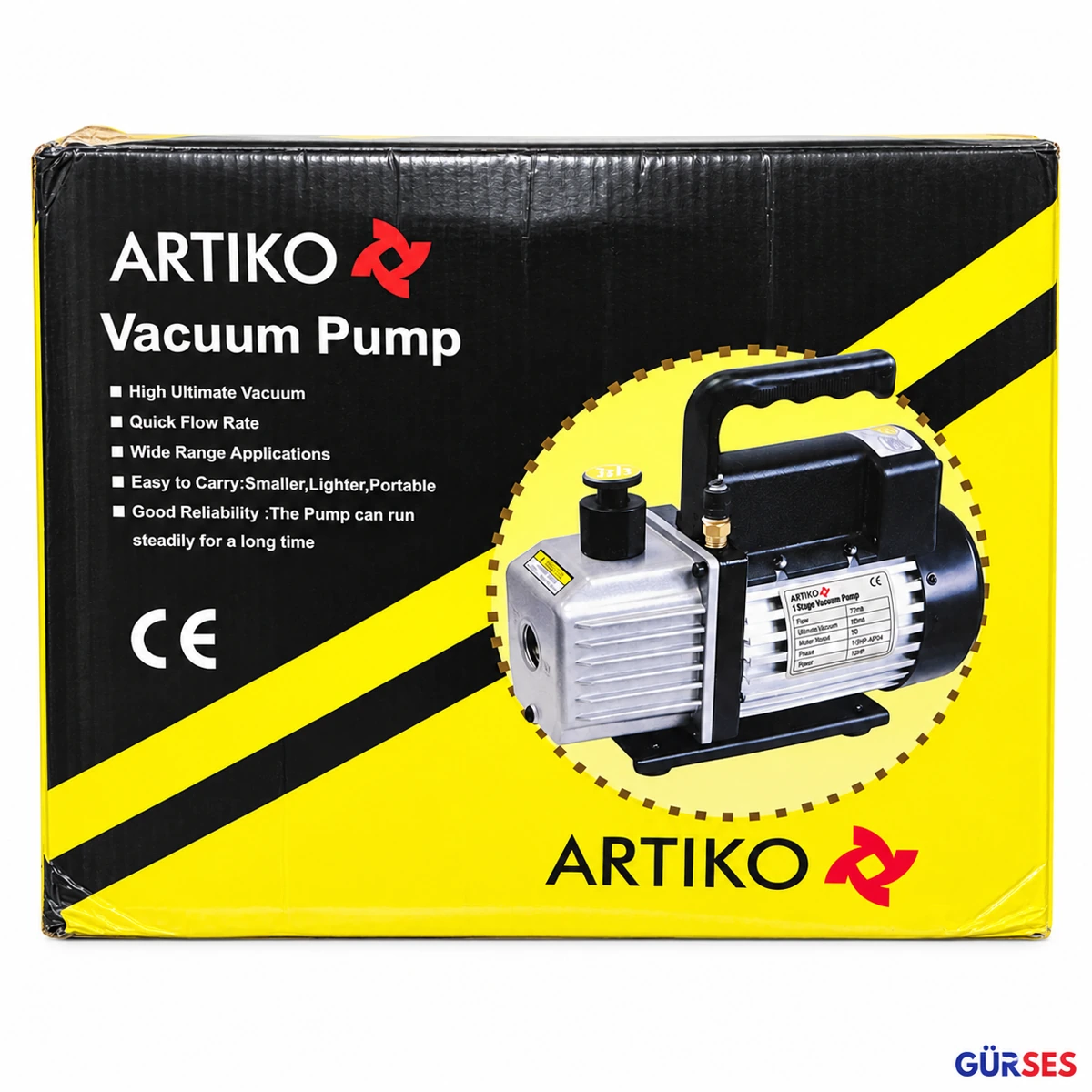 ARTIKO VP230 Vakum Pompası — Stüdyo düzenlemesi — genel görünüm