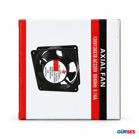 Artiko 120×120×38 mm Aksiyel Fan