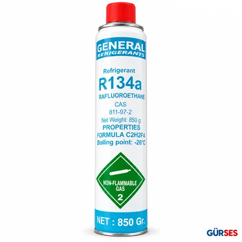 General Refrigerants R134a Soğutucu Gaz 850 g